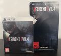 Resident Evil 4 Remake Lenticular 3D Cover + Store Promo Card PS5