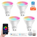 WiFi LED Leuchtmittel RGB CCT Dimmbar GU10/E14/E27 Smart Birne Alexa Google Home