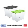 Box m. Rädern und Deckel  65 l EVO SAFE