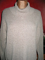 CECIL Pullover Strickpullover Oversize Rollkragen Beige Melange L 40 42 NP50€