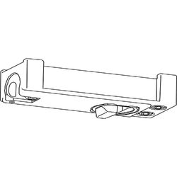 Geze Feststelleinheit Türfeststeller für ISM und Boxer 30mm Gleitschiene silber