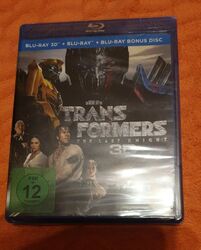 Michael Bay Film Transformers The Last Knight Blu-Ray 3D Blu-Ray Bonus Disc Neu