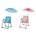 Kinder-Campingstuhl mit Sonnenschirm Strandstuhl klappbar für 1-3 Jahre 2 Farben