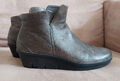 ECCO Stiefeletten Keilabsatz Leder Gr. 37