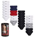 H.I.S, 7er Pack Herren Slips, Wochenration, Unterhosen, Baumwolle, in Dose HIS