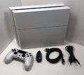 Sony PlayStation 4 500GB Glacier White/Weiß (CUH-1116A) + Controller + Kabel