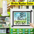 Wetterstation Farbdisplay Thermometer Hygrometer mit 1-3 Innen Außen Sensor DHL