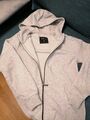 Sweatjacke mit Kapuze/Taschen, Gr. S, von Jean Pascale, grsu