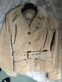 S. Oliver Damen Jacke Wildleder  beige Gr. 36 wie neu