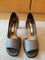 Peter Kaiser Pumps Peeptoe grau Gr. 3 1/2 / 36 - 36,5 - sehr guter Zustand