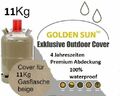 Premium Cover Abdeckhaube Schutzhülle Gasflasche, Size L, 11 Kg, beige