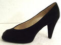 Schwarze Pumps, Peeptoes, 9cm Absatz - Gr. 40 (UK: 6,5) - Peter Kaiser