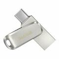 STICK 128GB USB 3.1 SanDisk Ultra Dual Drive Luxe Type-C silver SDDDC4-128G-G46