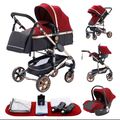 3 in 1 Kombi-Kinderwagen Buggy Reisebuggy inkl. Auto- Babyschale Faltbar