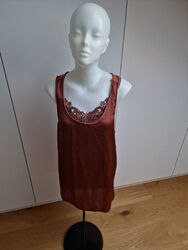 Shirt Top Oberteil Tunika von Vero Moda S/M kupfer 2 Tops