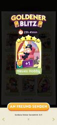 Monopoly Go Goldener Sticker 🌟 Neues Hobby 🌟