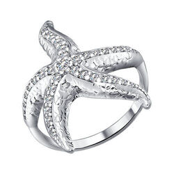 Ring Fingerring Sterlingsilber Zirkonia Stein Ectschmuck Damenschmuck