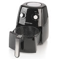 GOURMETmaxx Fritteuse Heißluft XL 1500W 2,5L Air Fryer schwarz silber