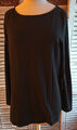 Damen Shirt Backstage Lorna Gr. 36 Nero Modal Baumwolle Elasthan Schwarz