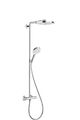 Hansgrohe Showerpipe Duschsystem Raindance Select weiß/chrom mit Kopfbrause S 24