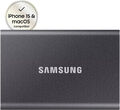 SAMSUNG Portable SSD T7  2 TB  Festplatte Titan grey (MU-PC2T0T/WW) NEU & OVP