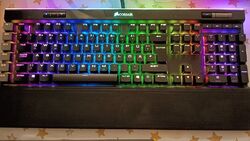 Corsair K95 RGB PLATINUM Cherry MX Brown (CH-9127012-DE) Aluminium Tastatur