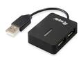 Equip 128952 Equip USB-Hub 4-Port 2.0  ->4x2.0      ohne Netzteil schwarz