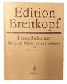 Franz Schubert Werke für Klavier zu zwei Händen VII Kleinere Stücke EB 4227