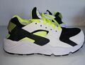 Original Nike ID Air Huarache Schuhe Gr. 41 Neongelb Schwarz UNIKAT