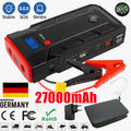 27000mAh Auto KFZ Starthilfe Jump Starter 2000A Booster Powerbank Ladegerät