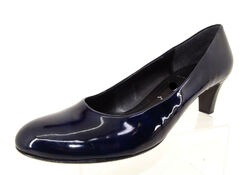 Gabor Schuhe Pumps Damenschuhe Ballerinas Halbschuhe Marine Lack Gr. 40  - 6,5