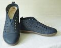 "EL NATURALISTA" Gr. 38 bequeme Slipper Halbschuhe Nubuk-Leder blau; neuwertig!!