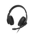 Hama Headset mit Mikrofon (kabelgebundene Kopfhörer 3,5mm Klinkenanschluss, Aux,