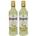 2 Flaschen Krupnik Pistacja,  16 % vol. 2 x 0,5L Likör, Pistazienlikör