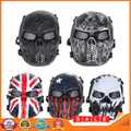 Armee Airsoft Paintball Taktische Vollgesichtsschutz Schädel Maske für Outdoor S