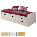 Bett mit Stauraum Jugendbett Tagesbett Bett mit Ausziehbett Tandemliege 90x200