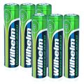 6 x AAA Mikro AKKU Wilhelm Universal Batterien wiederaufladbar 1,2 V HR03