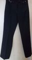 1 Damen Stoff-Hose schwarz-grau gestreift  -  Gr. 36  / Comma