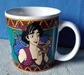 Aladdin Jasmin Dschinnie Abu Tasse Becher Walt Disney Vintage Mug AMA