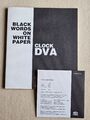 CLOCK DVA-Black Words On White Paper-Libro + CD - 1992 - come nuovo -electro