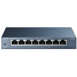 TP-LINK TL-SG108 Gigbit Switch 8-Port Metall Gehäuse 10/100/1000 Mbps