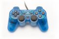 PS1 / Playstation 1 - Original Sony DualShock Controller #blautransp. SCPH-1200