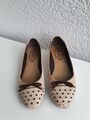 Tods Damenschuhe Ballerina Gr.38,5 Beige Leder 