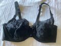 Hunkemöller Bügel BH mit Spitze, schwarz,  Gr.80F,  wie NEU!