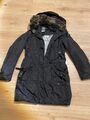 Peuterey Jacke Damen, Größe (italienische) 42, echter Fellkragen,  schwarz