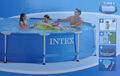 INTEX Familien Swimmingpool mit Metallrahmen 366 x 84 cm Pool inkl. Zubehör NEU!