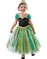 Kinder Kostüm Anna Eis Prinzessin Kleid Frozen Mädchen Karneval Fasching