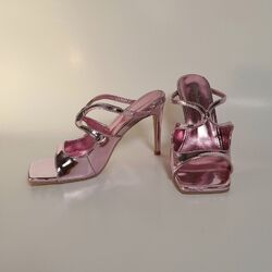 Stephan High Heels Gr.36 Rosa  neu Damenschuhe Glitzer  Sandalen&Slippers 