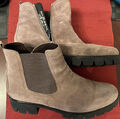 Gabor Damen Stiefelette / Boot / Chelsea Gr.44, UK 9,5, Wildleder altrosa