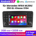 Für Mercedes Benz W164 GL320 ML350 X164 Android 13 Autoradio GPS Navi WIFI FM BT